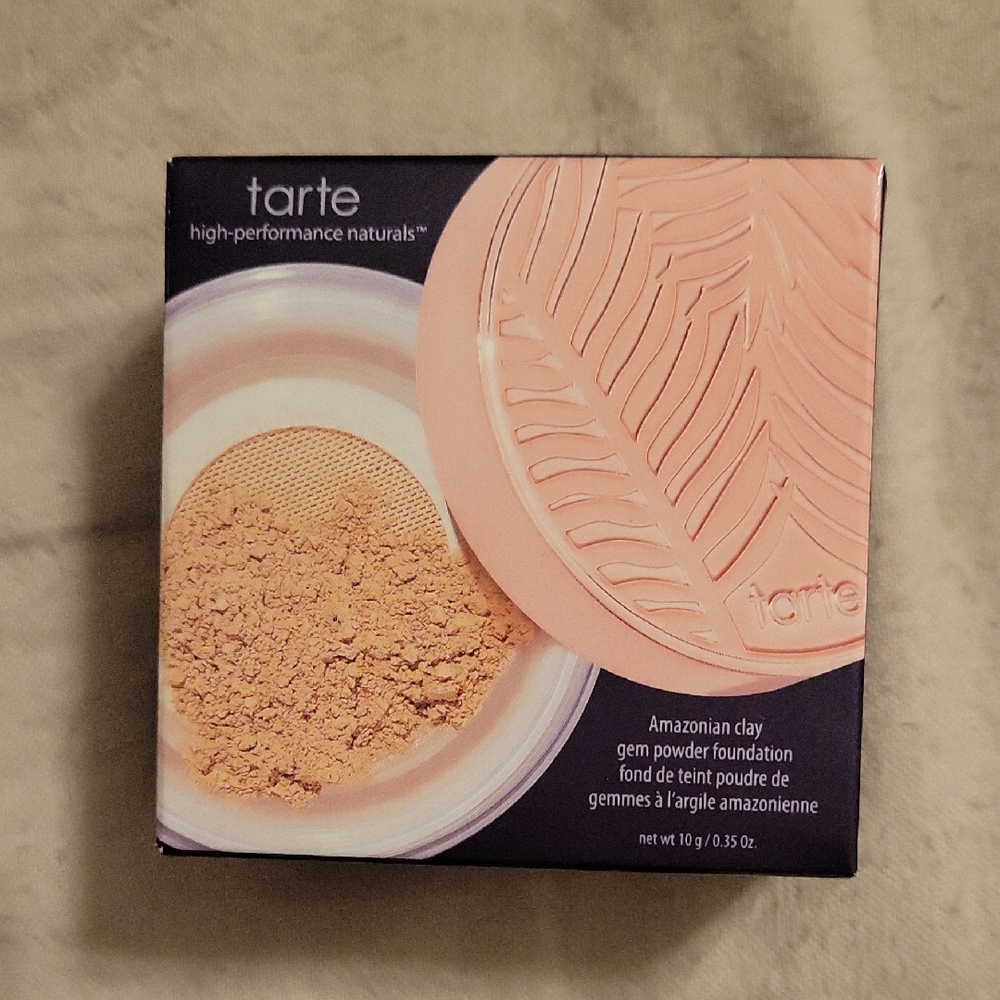tarte Gem Powder Foundation Compact in Peach Beige